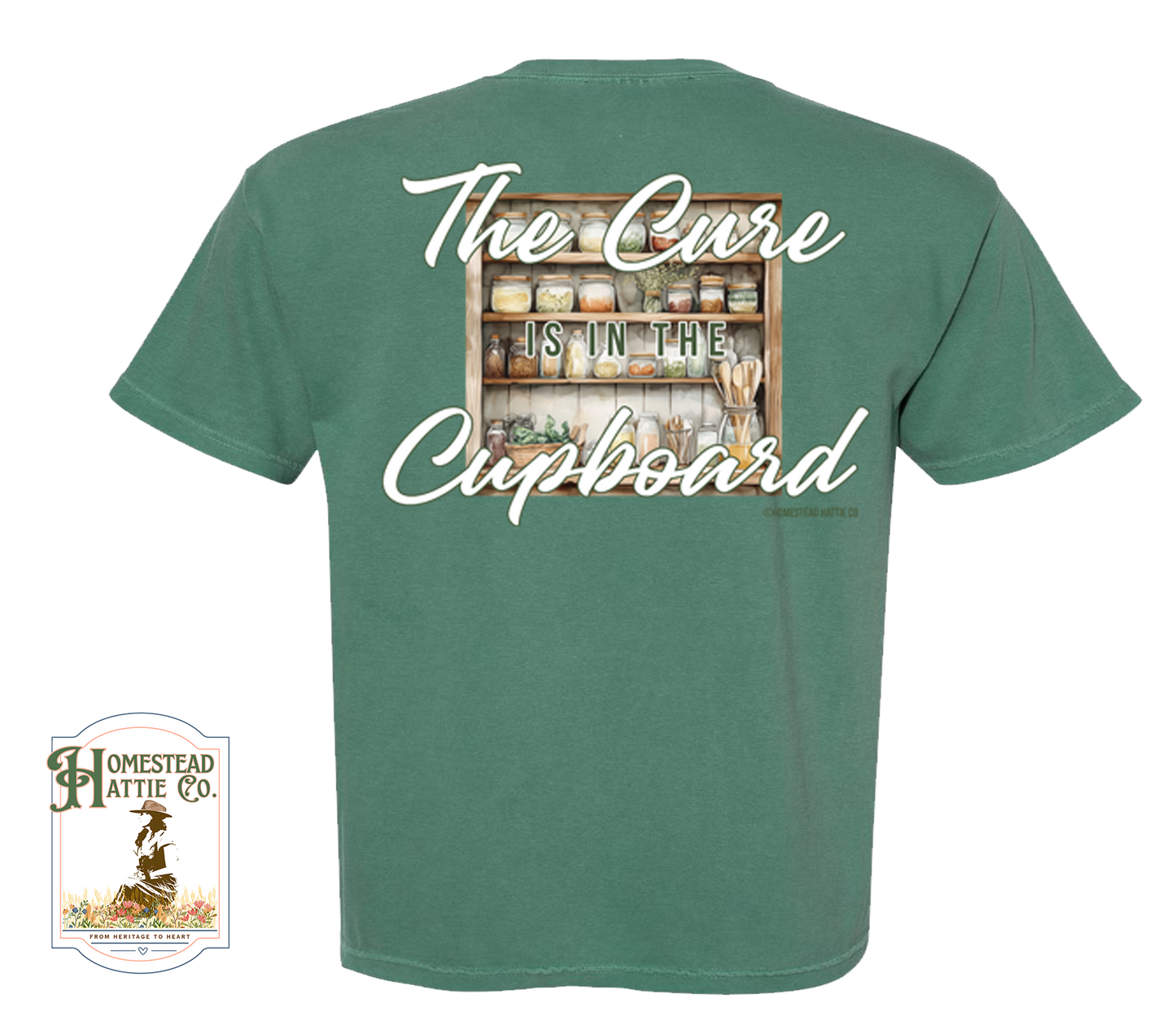 The Cure is in the Cupboard T-shirt
