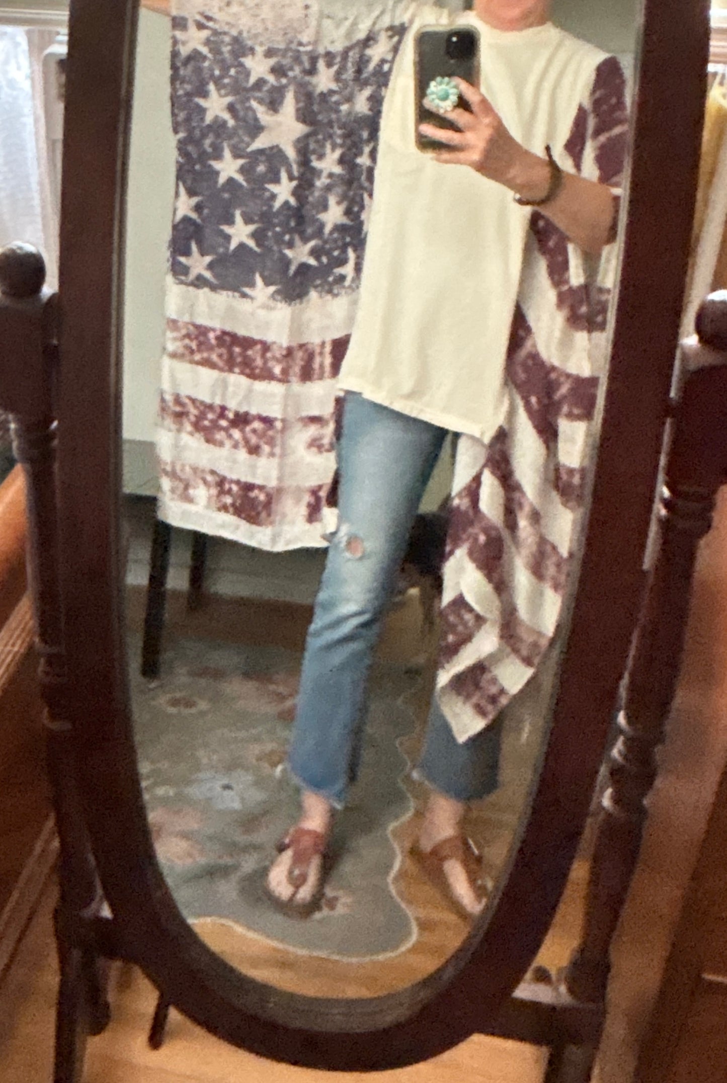 UPCYCED Patriotic Tee