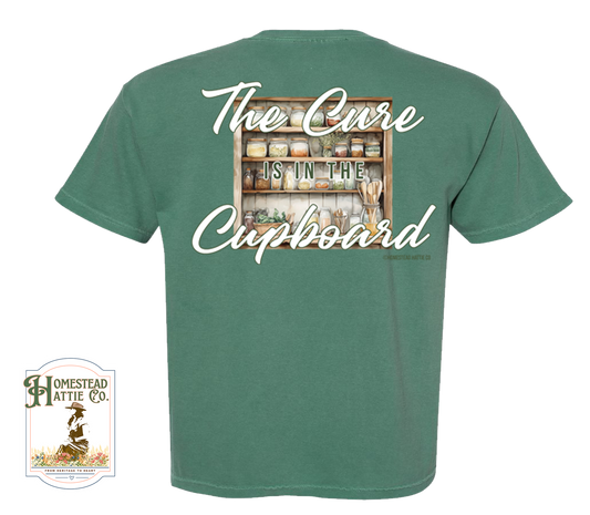 The Cure is in the Cupboard T-shirt